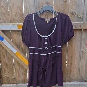 Elegant Purple Women's Top